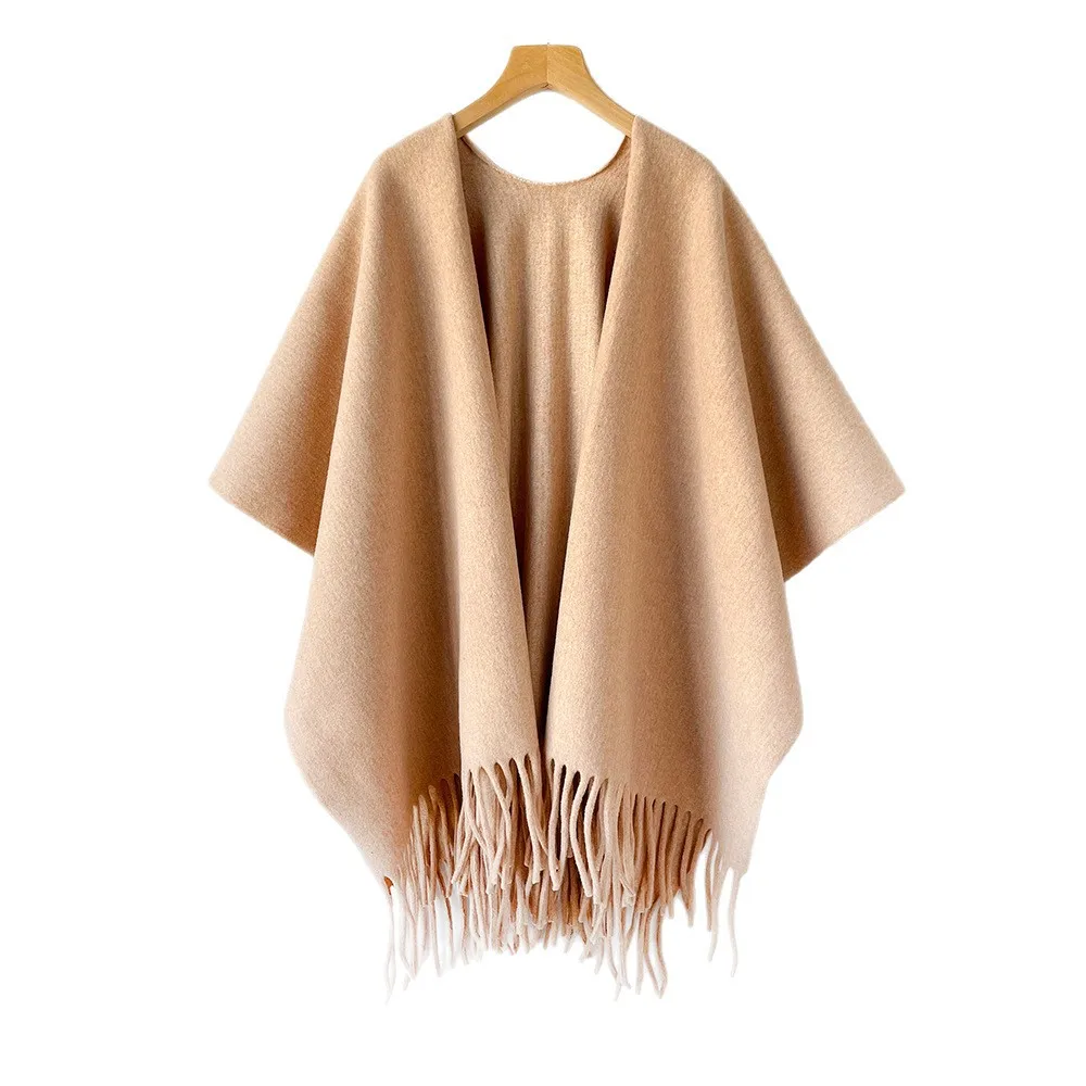 Winter Shawl Cape Womens Thick - Woven Scarf Blanket review and price